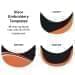 Dark Gray-Safety Orange Meshback Velcro Flat Brim, Visor Applique