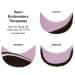 Pink-Black Eyelets Mesh Back Velcro Prostyle, Visor Applique