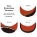 Blaze Orange-Black Spacer Mesh Stretchfit Lowstyle, Visor Applique