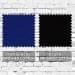 Royal Blue-Black Brushed Cotton Swatches