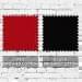 Red-Black Brushed Cotton Swatches