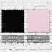 Black-Pink Brushed Cotton Swatches