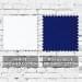 White-Royal Blue Brushed Cotton Swatches