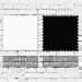 White-Black Brushed Cotton Swatches