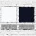 White-Navy Brushed Leather Lowstyle, Swatch