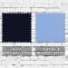 Navy-Light Blue Brushed Cotton Swatches