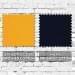 Athletic Gold-Navy Brushed Cotton Swatches