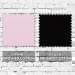 Pink-Black Brushed Cotton Swatches
