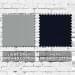 Light Gray-Navy Brushed Cotton Swatches