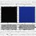 Black-Royal Blue Bull Denim Swatches