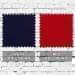 Navy-Red Denim Leather Prostyle, Swatch