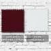 Burgundy-White Meshback Snapback Lowstyle, Swatch