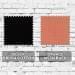 Black-Orange Brushed Twill/Mesh Swatches