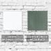 White-Hunter Green Brushed Twill/Mesh Swatches
