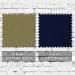 Khaki-Navy Cotton Duck Swatches