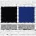 Black-Royal Blue Cotton Duck Swatches