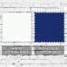 White-Royal Blue Canvas Slide Buckle Prostyle, Swatch
