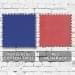 Royal Blue-Red Cotton Twill/Mesh Swatches