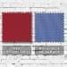 Red-Royal Blue Cotton Twill/Mesh Swatches