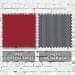 Red-Navy Cotton Twill/Mesh Swatches