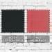 Black-Red Cotton Twill/Mesh Swatches