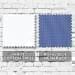 White-Royal Blue Cotton Twill/Mesh Swatches