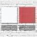 White-Red Cotton Twill/Mesh Swatches