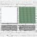 White-Kelly Green Cotton Twill/Mesh Swatches
