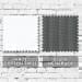 White-Black Cotton Twill/Mesh Swatches