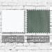 White-Hunter Green Cotton Twill/Mesh Swatches
