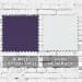 Purple-White Meshback Velcro Flat Brim, Swatch