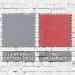 Light Gray-Red Cotton Twill/Mesh Swatches