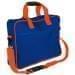 USA Made Nylon Poly Notebook Sleeves, Royal Blue-Orange, CPKVA59P00