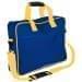 USA Made Nylon Poly Notebook Sleeves, Royal Blue-Gold, CPKVA59P05