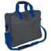 USA Made Nylon Poly Notebook Sleeves, Graphite-Royal Blue, CPKVA59PR3
