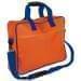 USA Made Nylon Poly Notebook Sleeves, Orange-Royal Blue, CPKVA59PX3