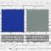 Royal Blue-Light Gray Cotton Spandex Swatches