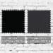 Black-Dark Gray Cotton Spandex Swatches