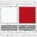 White-Red Cotton Spandex Swatches