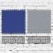 Royal Blue-Light Gray Cotton Twill Swatches