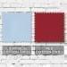 Light Blue-Red Cotton Twill Swatches