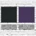Black-Purple Cotton Twill Swatches