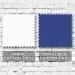 White-Royal Blue Twill Leather Lowstyle, Swatch