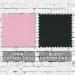 Pink-Black Cotton Twill Swatches