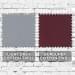 Light Gray-Burgundy Cotton Twill Swatches