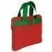 USA Made Nylon Poly Business Cases, Red-Kelly Green, DJAV319PZW