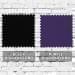 Black-Purple Pro Knit Snapback Skate Hat, Swatch