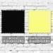 Black-Safety Green Pro Knit Velcro Flat Brim, Swatch
