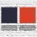 Navy-Orange Pro Knit Self Strap Dad Cap, Swatch