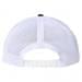Stock Black / White Meshback Snapback Back Image